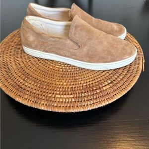 UGG tan Suede Slip-On Loafers